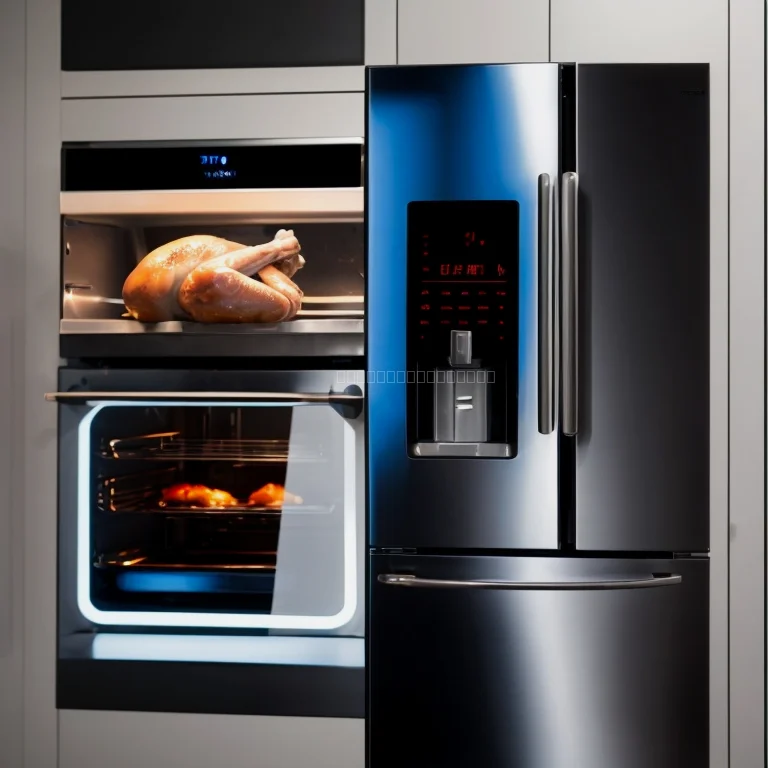 Backofen mit Temperaturkarte